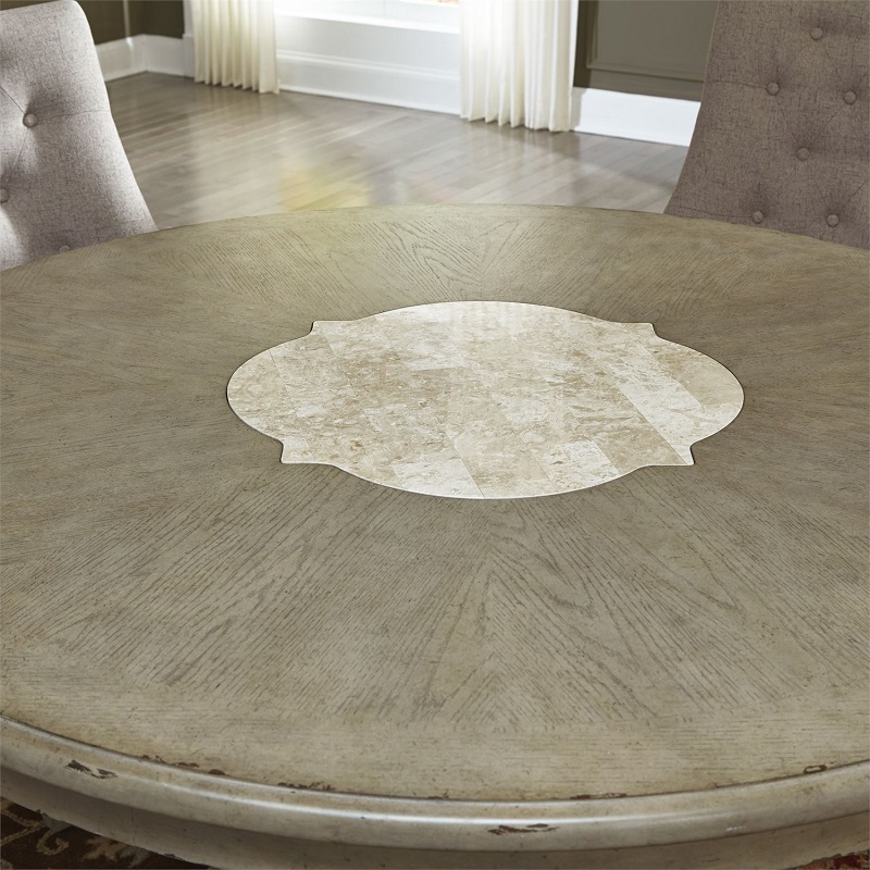 American Design Furniture By Monroe - Florence Dining Round Pedestal Table 2