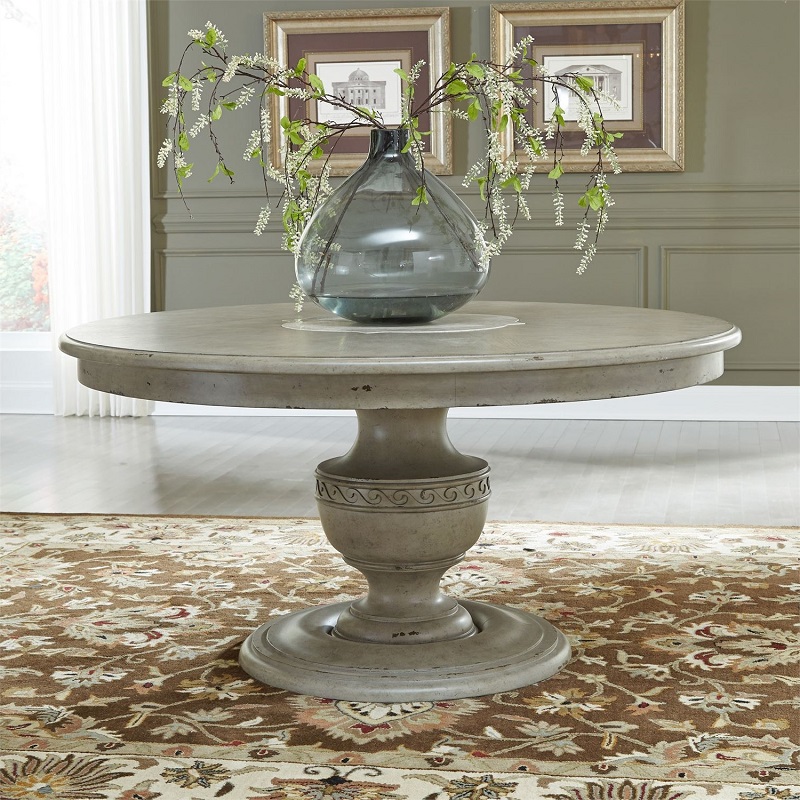 American Design Furniture By Monroe - Florence Dining Round Pedestal Table